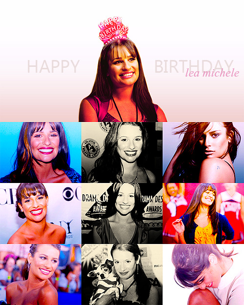 michelteith-blog:Happy 25th Birthday, Lea Michele Sarfati ♥