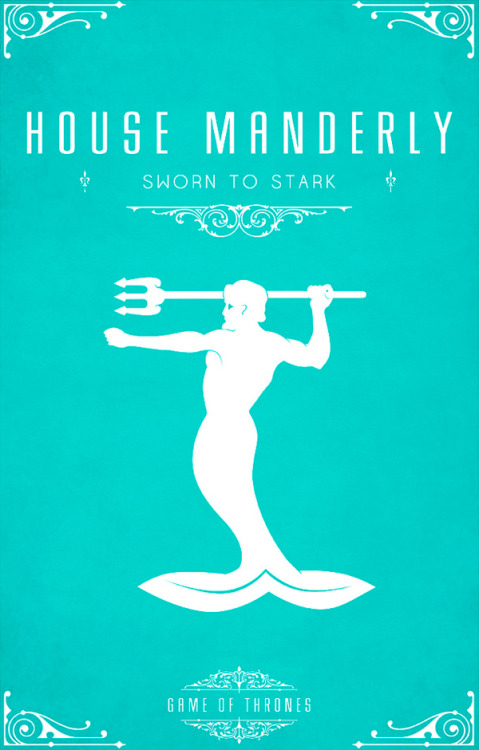 justinrampage: Tom Gateley added to his already amazing army of minimalist Game of Thrones posters f