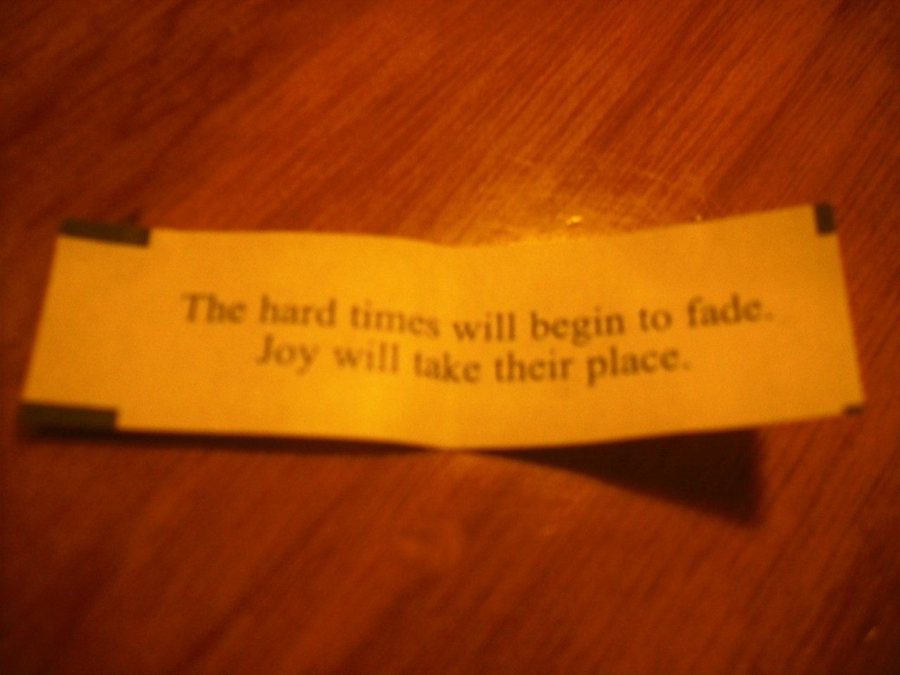 my fortune today couldn&rsquo;t have been more dead on.