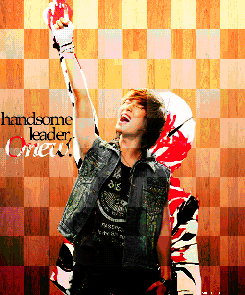 cessys:  handsome leader, Onew. (©) 
