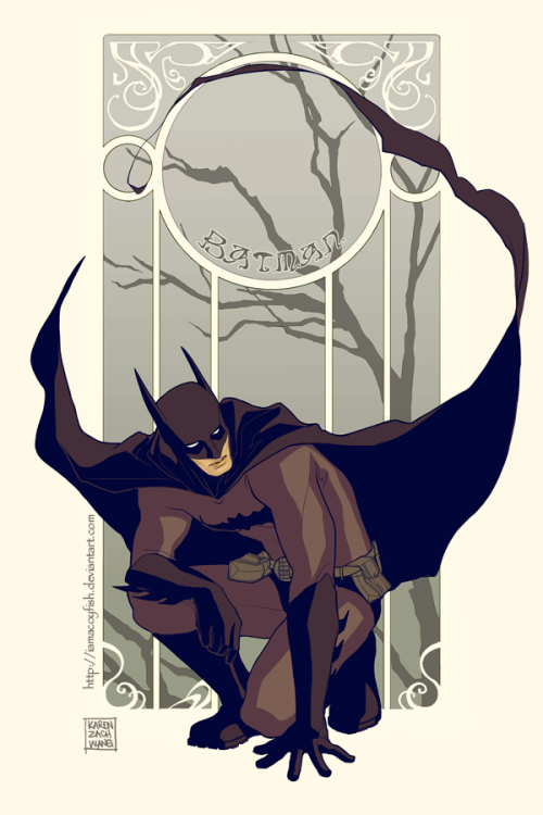thesidekickcomplex:  Batman: Art Nouveau adult photos