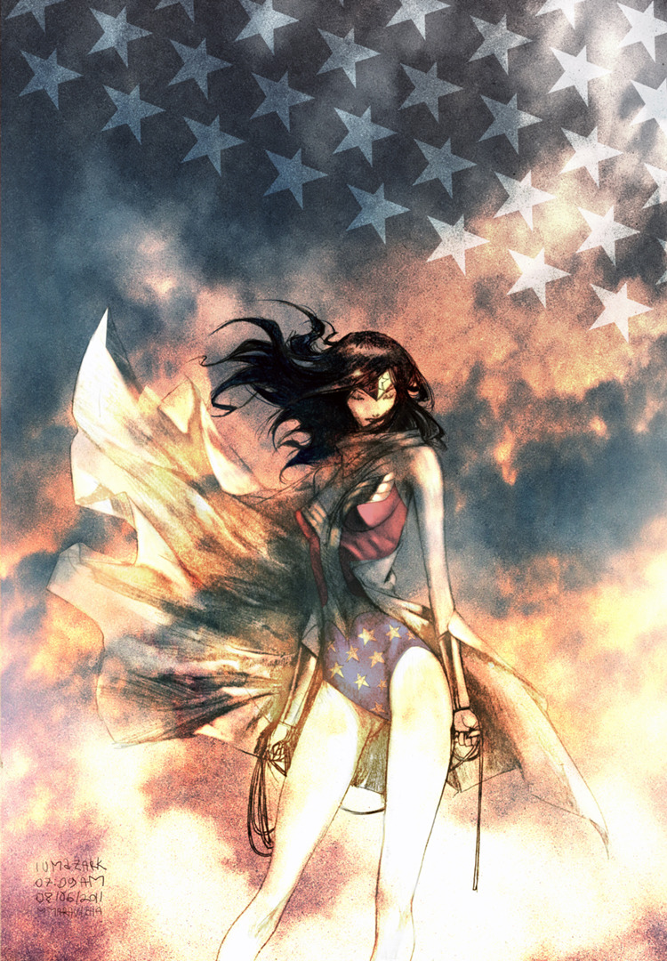 thesidekickcomplex:  Wonder Woman by Gabriel Iumazark 
