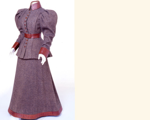 oldrags:Bicycle suit by J A Dunn &amp; Co, ca 1895 England (London) - worn in the US (Atlanta, G