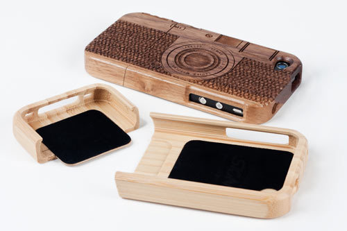 hunsonisgroovy:  Wood Camera iPhone 4 Case 