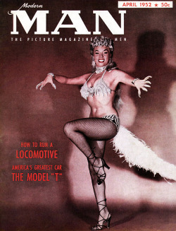 Lilly &ldquo;the Cat Girl&rdquo;  Christine Graces The April 1952 Cover