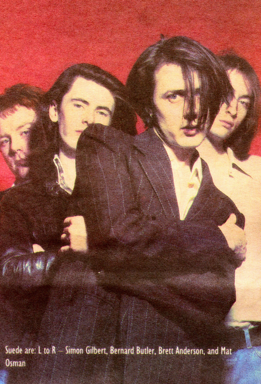 Suede, Melody Maker, 1992.
Photo: Tom Sheehan