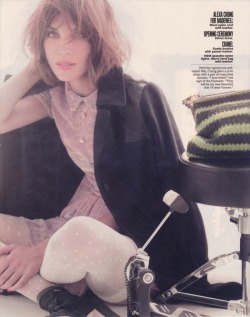 intothewordless:   Alexa Chung for Madewell Autumn 2011 