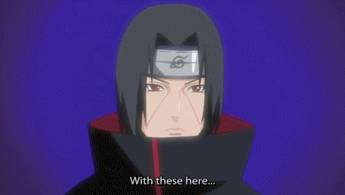 imdavidrivera:  fuckyeahnarutogifs:  Reanimation Jutsu Itachi, Sasori, Deidara, Kakuzu,