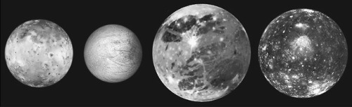  The Galilean moons are the four moons of Jupiter discovered by Galileo Galilei in