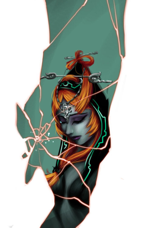 dodongodislikessmoke: Midna shattered mirror by *Chewyli  Sad moment