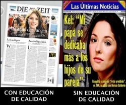 supamantis:  La educación en la prensa  