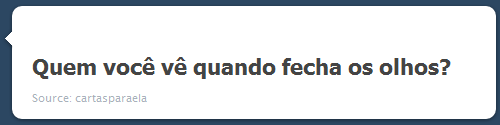  Eu vejo o escuro.  