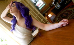 Fillydelphia:  Candiedunicorns:  Took Photos Of My Friend’s Rarity Cosplay Today.