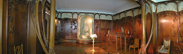 cheveuxroux:  Art Nouveau Room by zemistor on Flickr. 