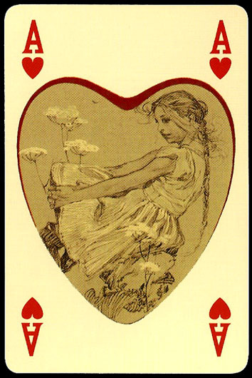 bohemea:  Mucha playing cards 