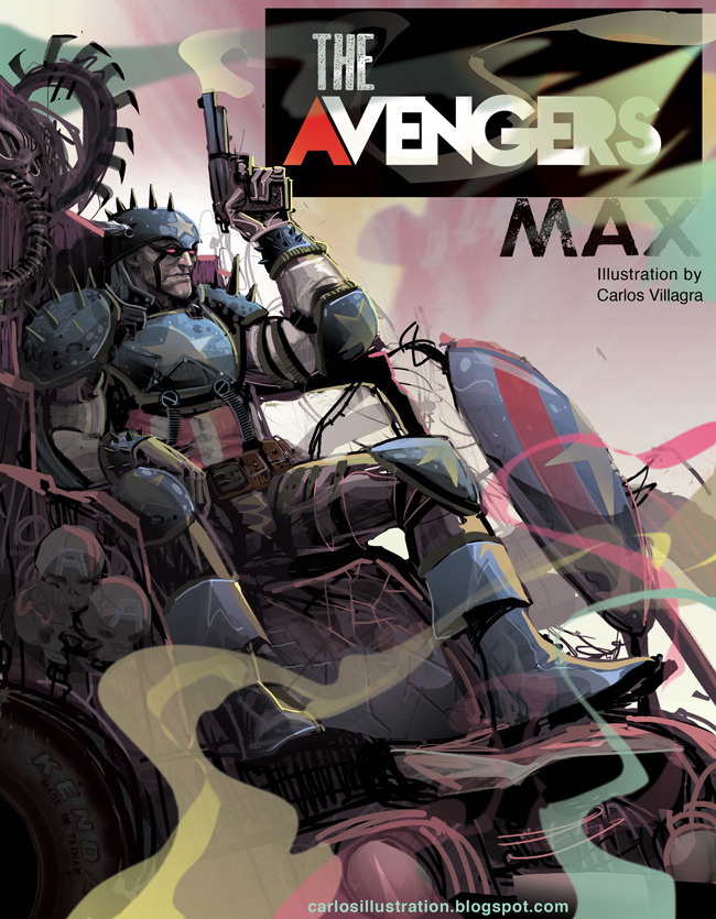 The two powerhouse artists Carlos Villagra & Jorge Lacera have joined forces to create a new breed of deranged Marvel Avengers. The Avengers MAX!
“In a world were civil war tore America into a thousand pieces the symbol of that Nation finds himself...