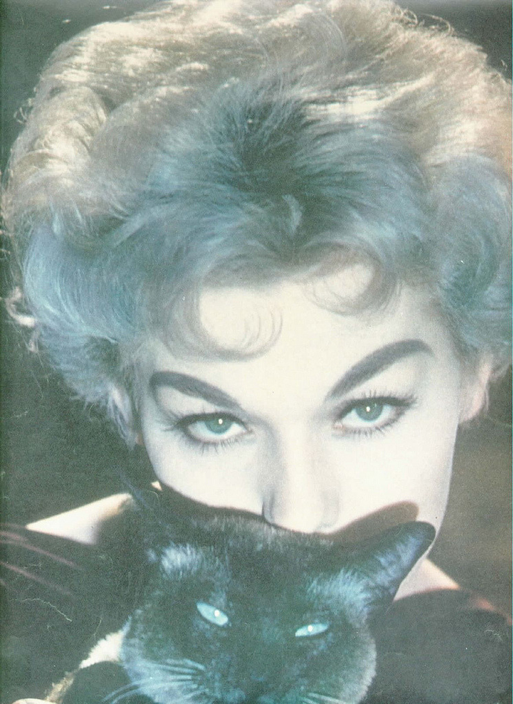 crawfordgold:  Kim Novak and her familiar 