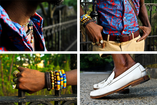 streetetiquette:Print Etiquette : African Tribal Print [ details ] 