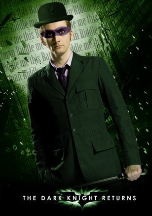 thebeardednun:David Tennant as the Riddler. Can’t. Fucking. Wait.WHAAAAAT?! SO MUCH EXCITE! Can&rsqu