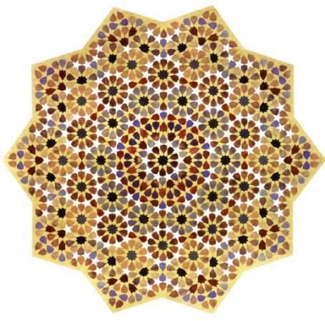 Check out the beautiful works from British born Pakistani painter Zarah Hussain who uses geometric s