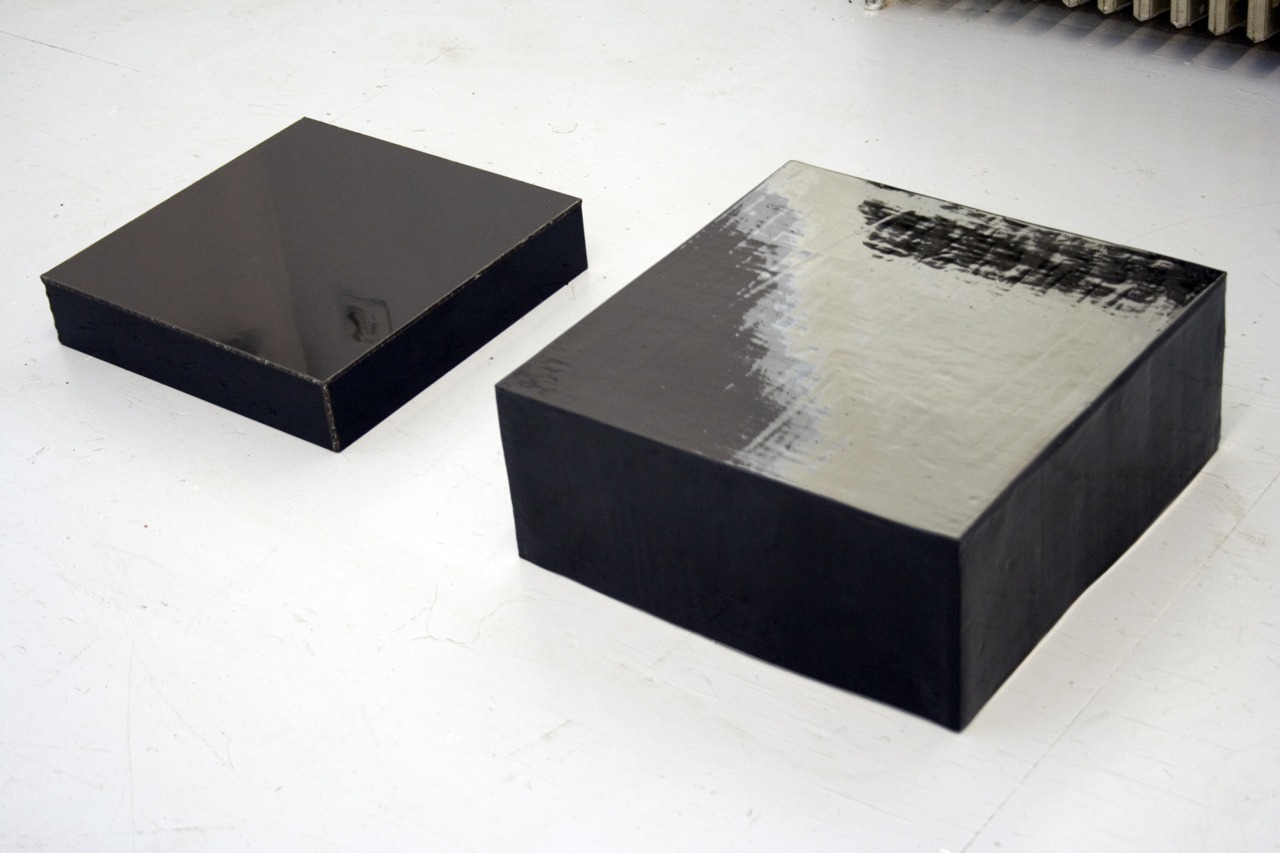elainecameron-weir:  Plinth I, Plinth II, 2009 glass, ceramic 
