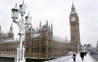  Big Ben, London during winter 