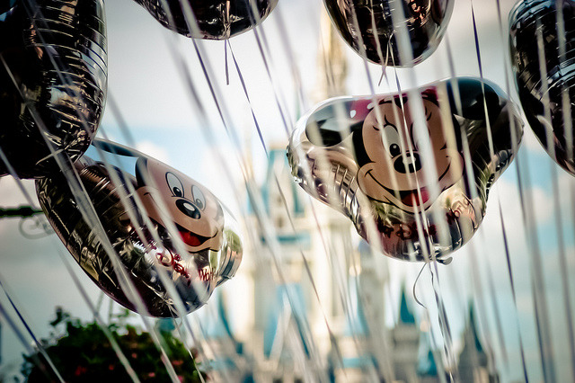 Walking right down the middle of Main Street USA by Alan Rappa