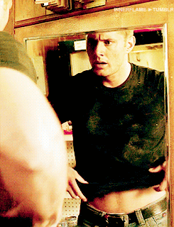 yachirobi:  Evan ran to the mirror and lifted his shirt. &ldquo;Dude!&rdquo;