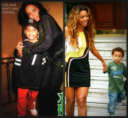 Aaliyah and Beyonce similar pics.. Thoughts? (Please reblog)