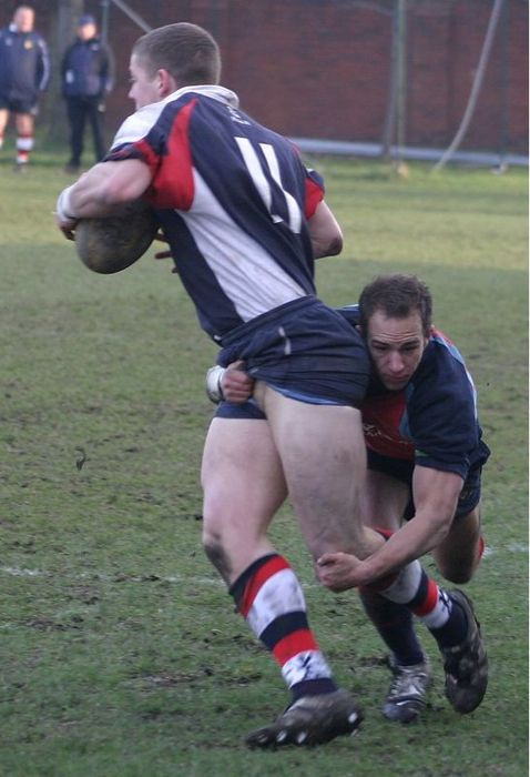 Rugby bulge grab
