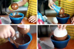 scabiosis:  Pasos para hacer Tinitas de chocolate!!