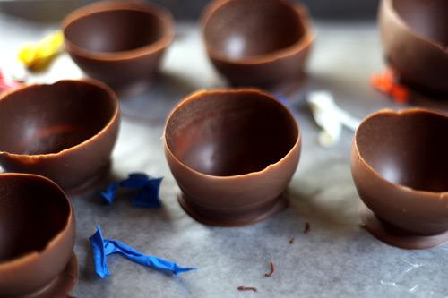 Porn Pics scabiosis:  Pasos para hacer Tinitas de chocolate!!