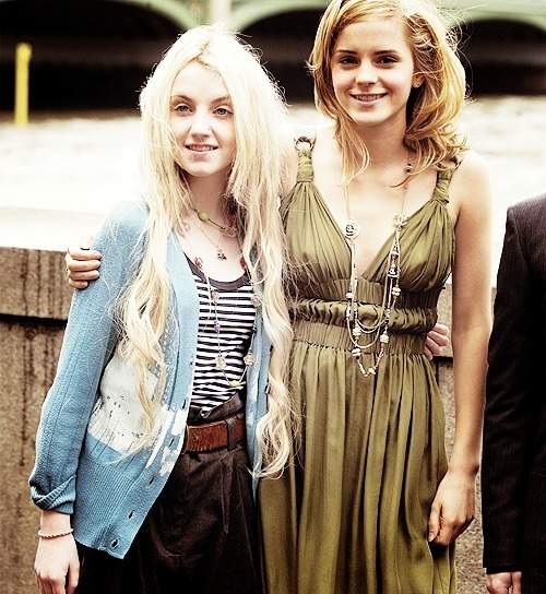  Emma Watson and Evanna Lynch 