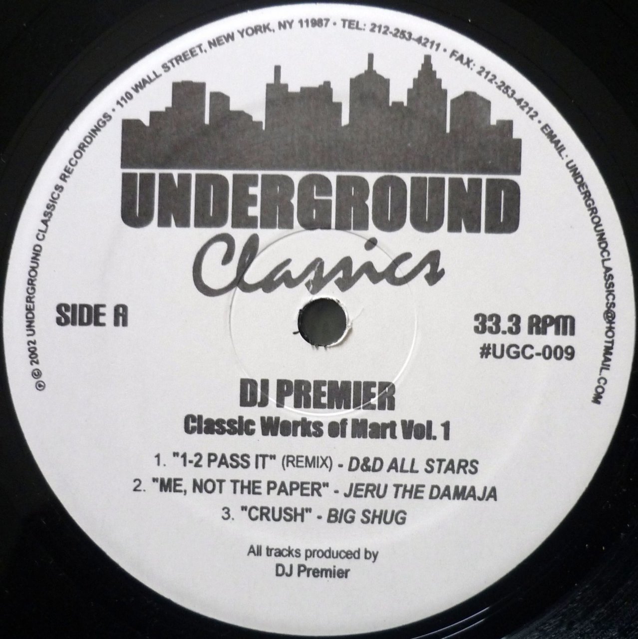 DJ PREMIER - CLASSIC WORKS OF MART v. 1 A1 - D&amp;D All-Stars - 1-2 Pass It