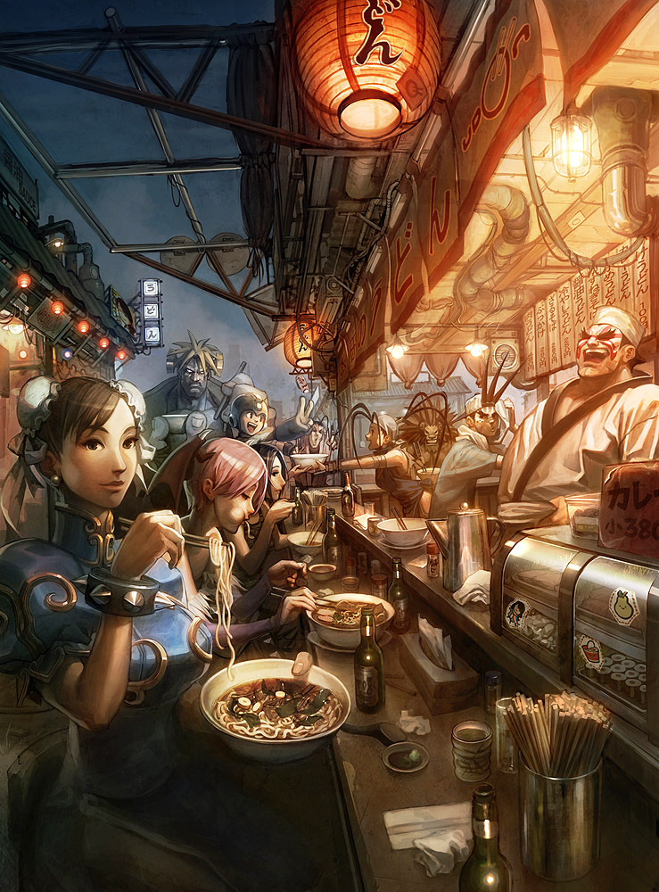 gamesbeforeschool:  UDON art of CAPCOM cover /by arnistotle/ 