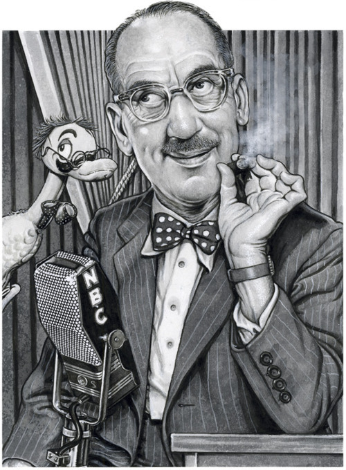 Groucho Marx by Drew Friedman