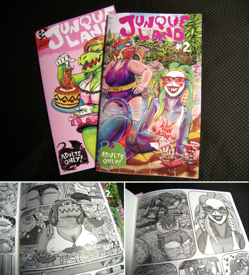 I am very pleased to present a sneak peek at the upcoming new Junqueland comics; the remastered, re-