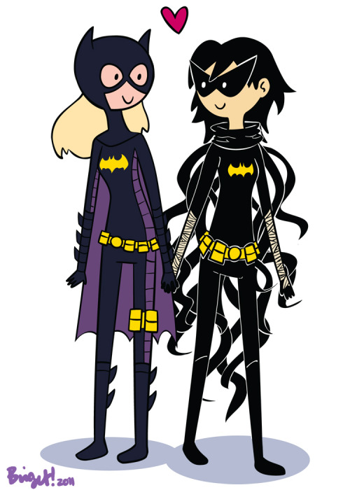 adventuresofcomicbookgirl: wundy: [Image: Stephanie Brown and Cassandra Cain, of DC Comics, standing