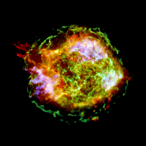 Cassiopeia A in a MillionOne million seconds of x-ray image data were used to construct this view of
