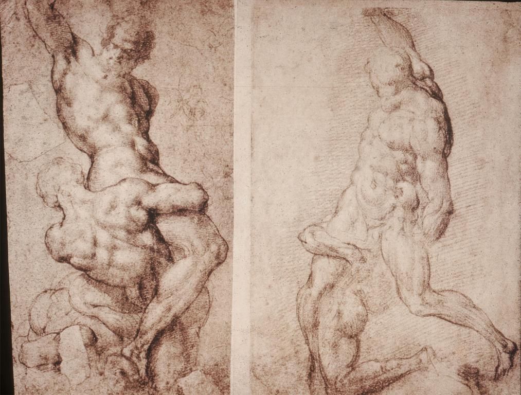 necspenecmetu:  Daniele da Volterra, Figures Wrestling, 16th century 