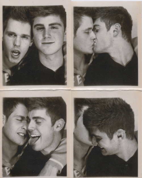 secretdiaryofjake:  I probably shouldn’t share this. But Tim and I last night in a photo booth when out for my Birthday. I swear we are just friends. The lines just get a little blurred when wine is involved. 