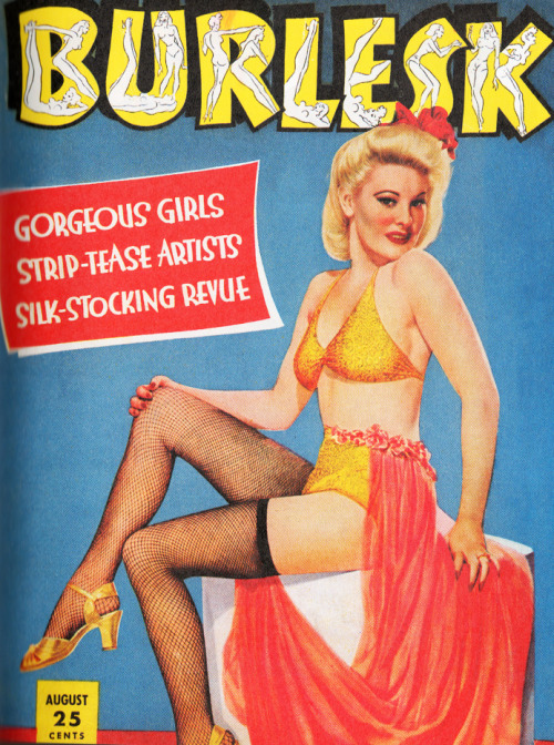 Porn vintagegal:  BURLESK Magazine   (August photos