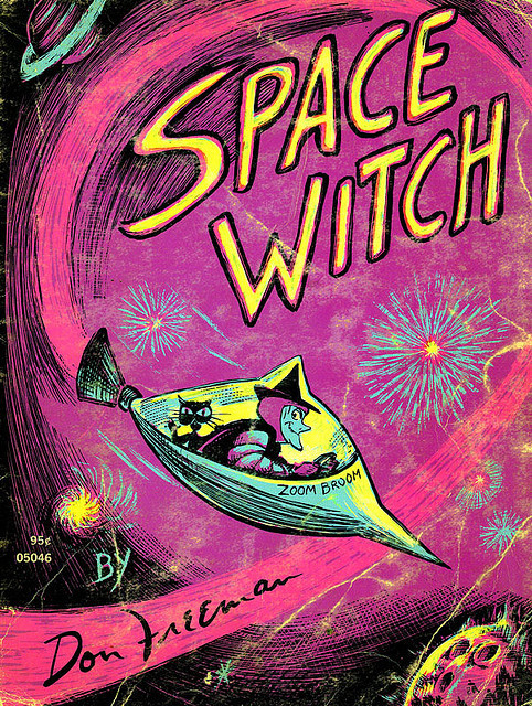 atorsoonatrampoline:cryptofwrestling:Space Witch by Don Freeman (1959)