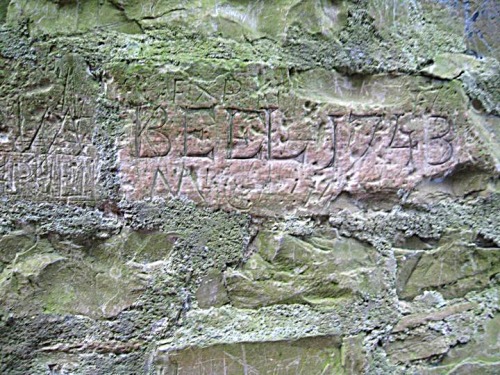 18th century graffiti in Trim Castle