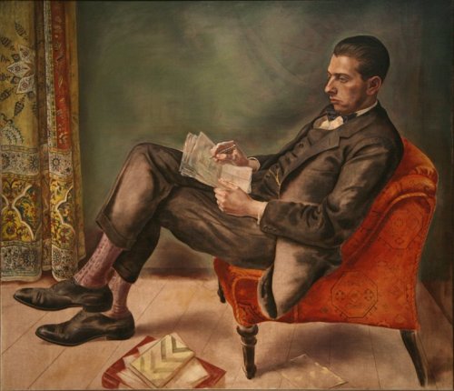 peira:  George Grosz:  Portrait of Dr. Felix J. Weil (1926) 