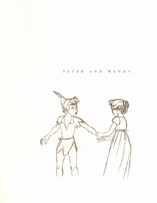 Peter And Wendy From “Walt Disney’s Peter Pan: The Sketchbooks Series”