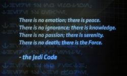 steveisoncrack:  urban-pooka:  sonneillonv:  fromonesurvivortoanother:  fromonesurvivortoanother:  dogwithadisease:  …Why does the Sith code make so much more sense…?   I thought the exact same thing when i saw this. The Jedi Code is like…White