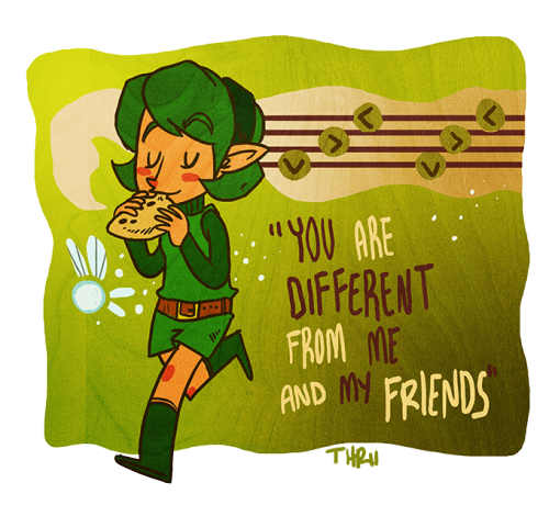 tombllr: Jeez, Saria… way to make me feel like even MORE of an outcast. :(