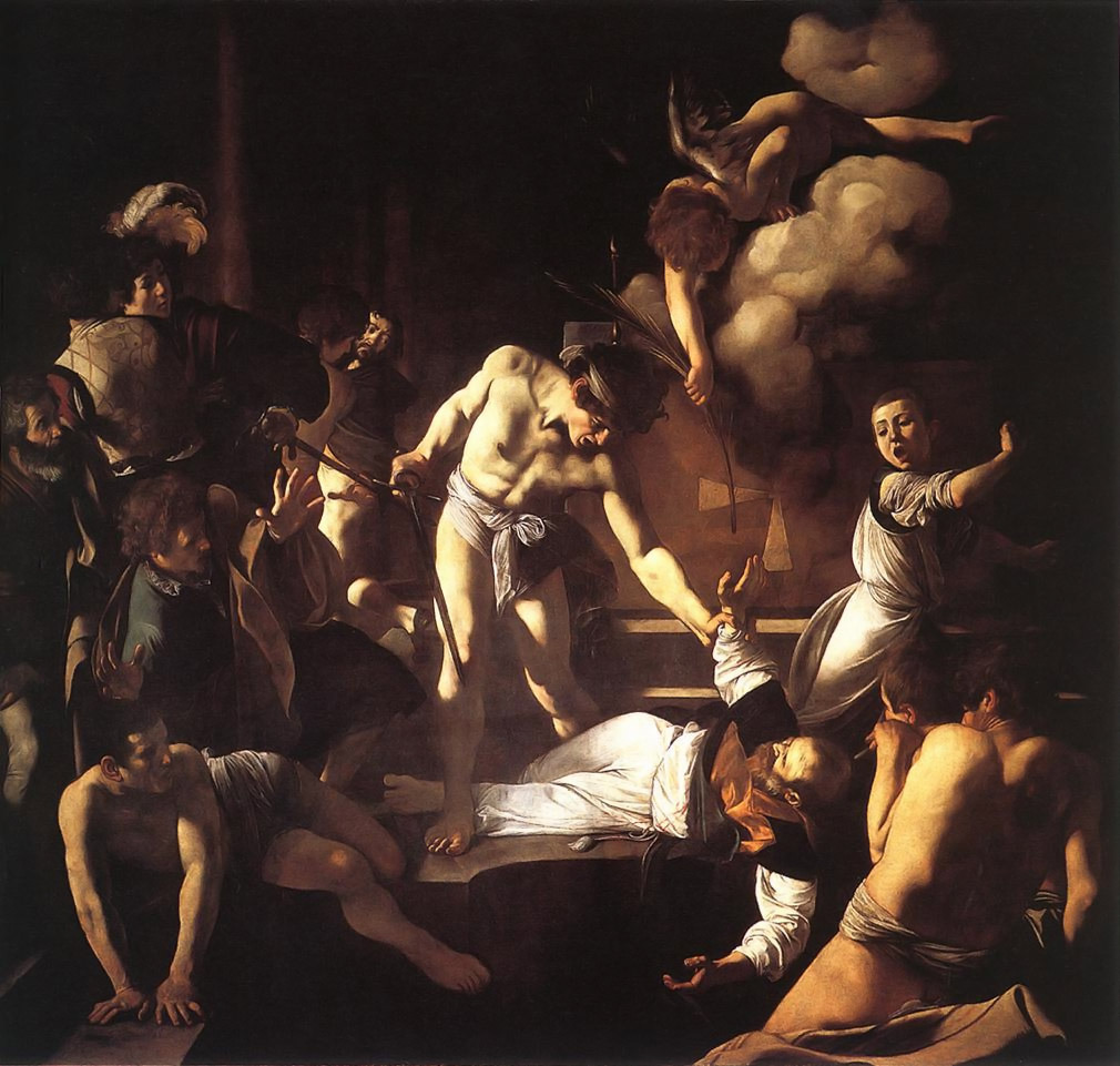 disturbthebookmites:  The Martyrdom of St. Matthew, Caravaggio, 1600. 