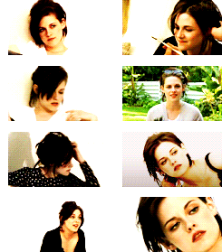 kstewbitchface:  Kristen Stewart- Behind the scenes of photoshoots. 